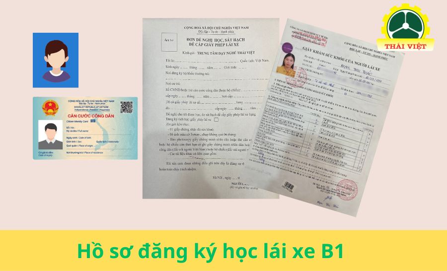 Hồ sơ đăng ký học lái xe B1