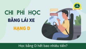 Học phí thi bằng D trọn gói hết bao nhiêu tiền năm 2024