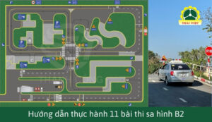 Hướng dẫn mẹo thực hành 11 bài thi sa hình B2 ăn chắc đỗ