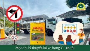 Ghi nhớ mẹo thi lý thuyết lái xe hạng C bao đậu