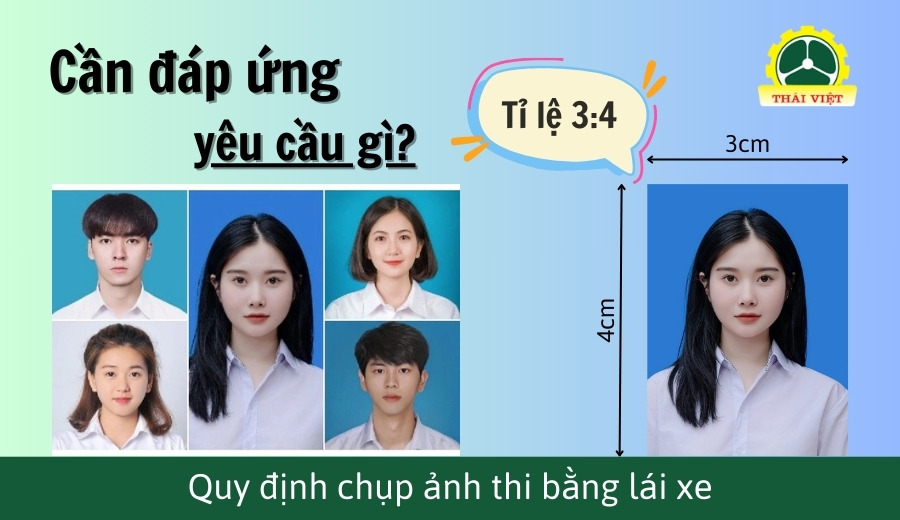 quy dinh chup anh thi bang lai xe o to b1 b2 c