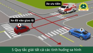 Áp dụng 5 quy tắc để giải các tình huống sa hình